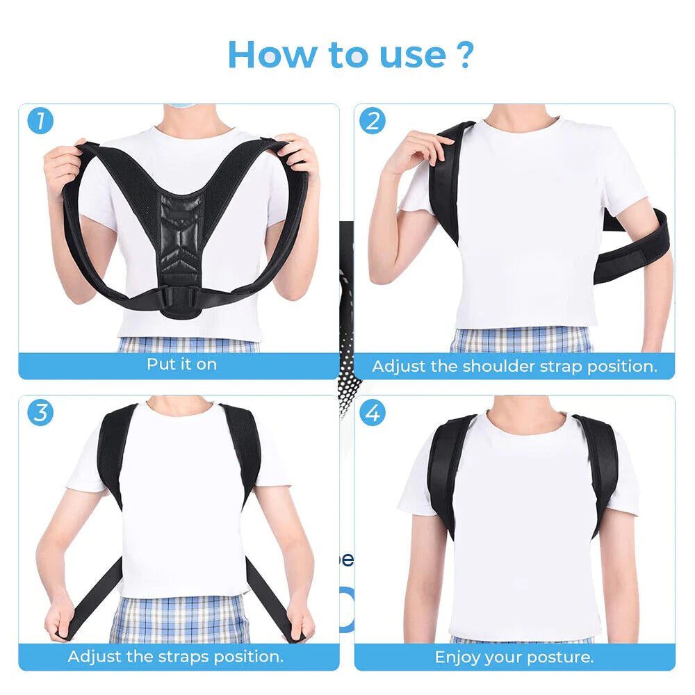 Adjustable Posture Corrector Back Brace