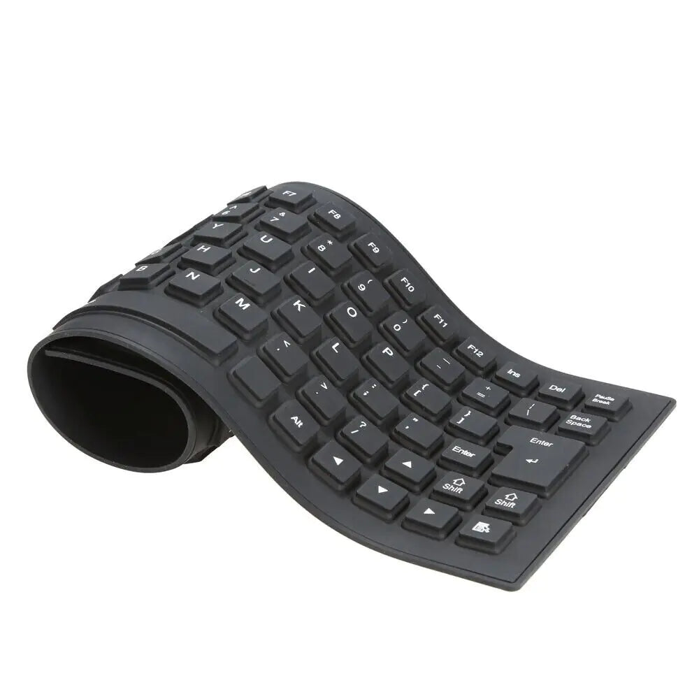 Foldable Silicone Keyboard – Flexible, Portable, and Silent Typing Solution