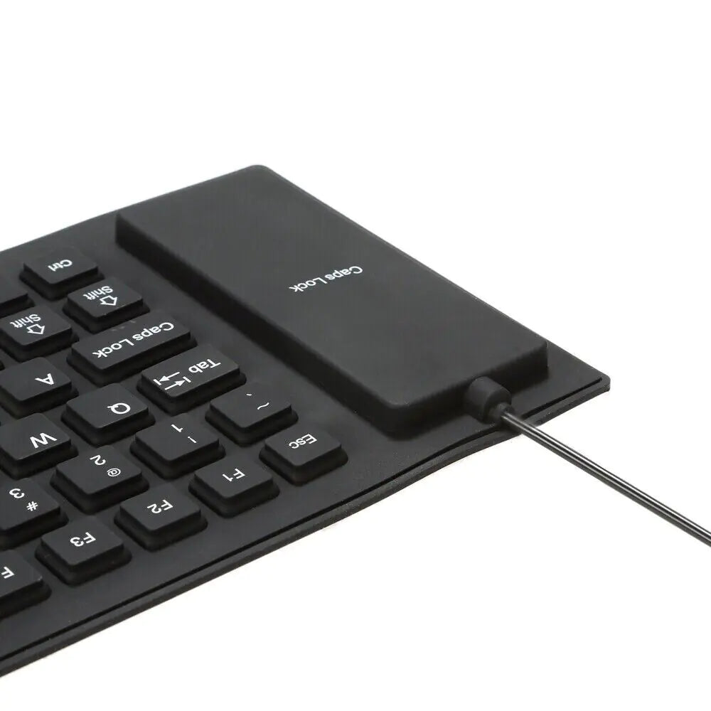 Foldable Silicone Keyboard – Flexible, Portable, and Silent Typing Solution