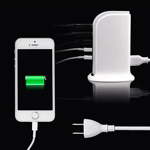 Smart Power Tower – 5-Port USB Charging Hub