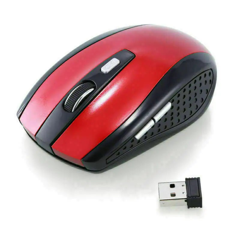 2.4GHz Wireless Optical Mouse Mice & USB Receiver For PC Laptop Computer