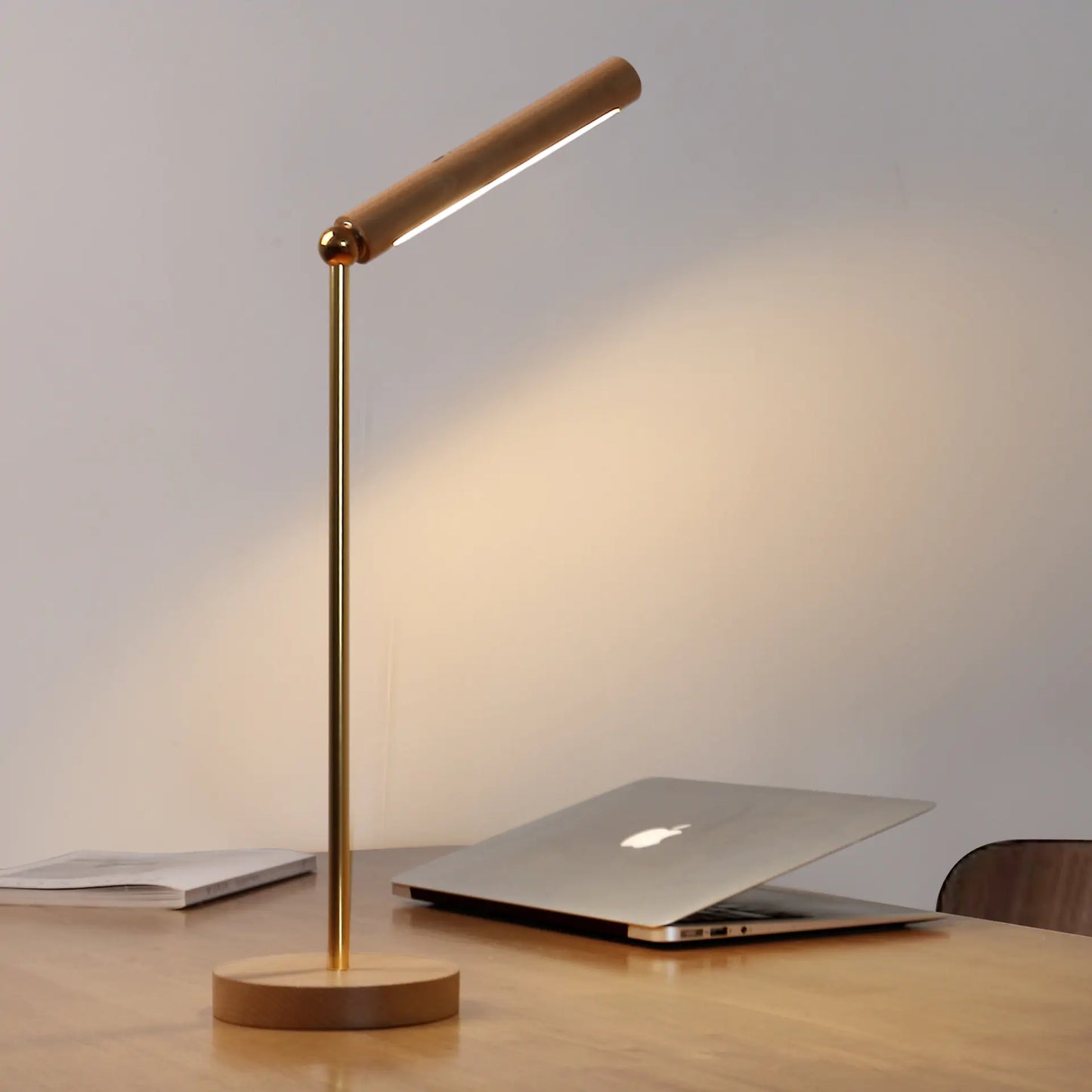 Minimalist Wooden Touch Desk Lamp