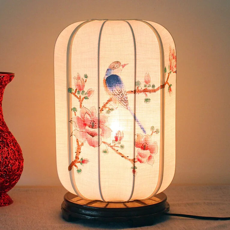 Hand-Painted Chinese Style Desk Lamp