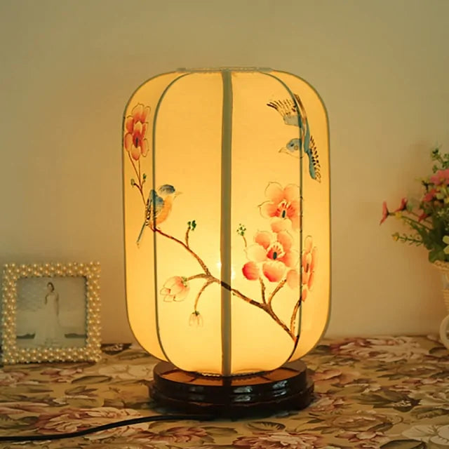 Hand-Painted Chinese Style Desk Lamp