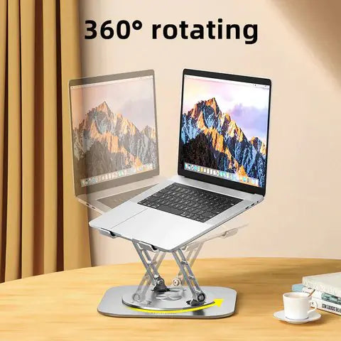 360° Rotatable Laptop Stand - Foldable & Portable