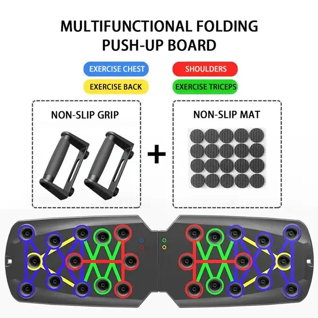 Multi-Functional Portable Folding Push-up Board Set