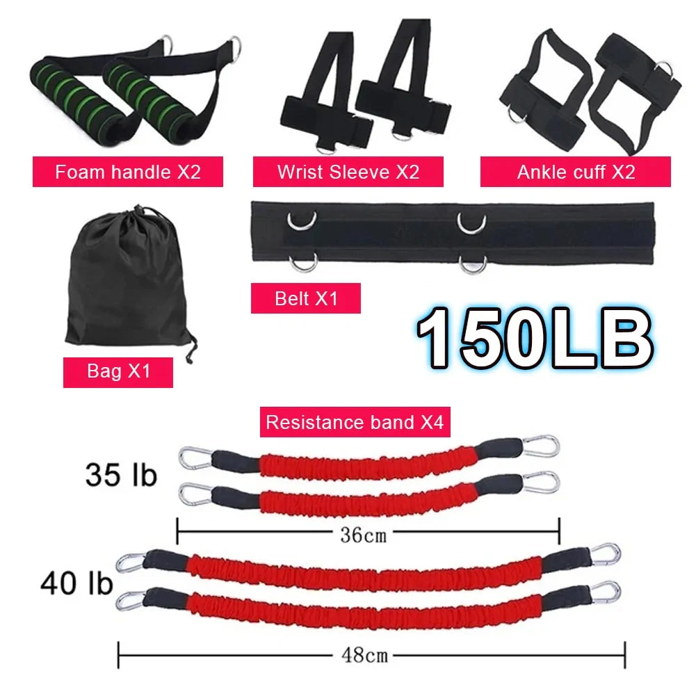 Bouncing Resistance Bands for Boxing, Crossfit, Martial Arts