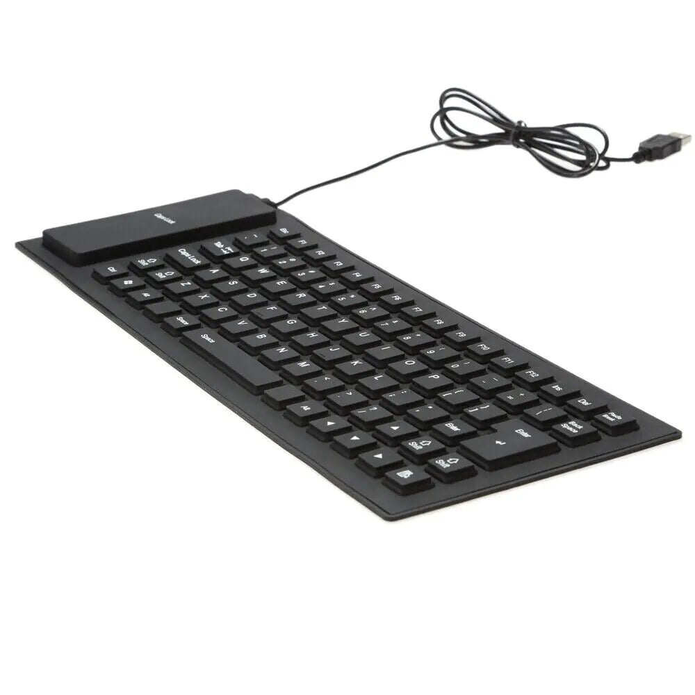 Foldable Silicone Keyboard – Flexible, Portable, and Silent Typing Solution