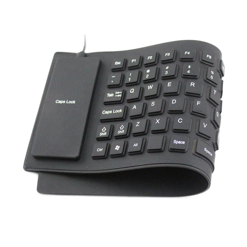 Foldable Silicone Keyboard – Flexible, Portable, and Silent Typing Solution