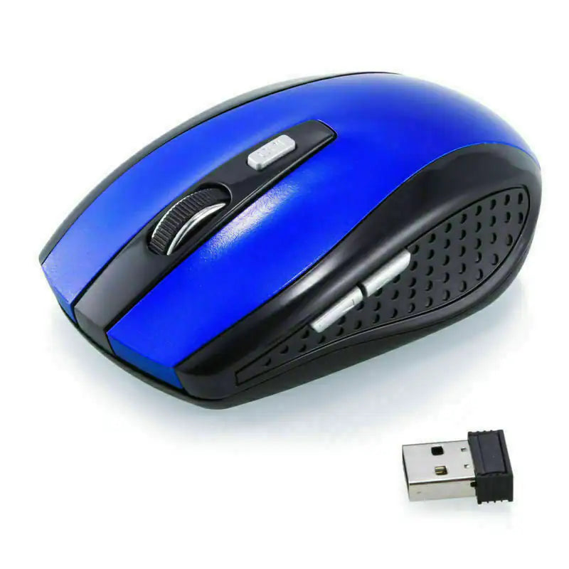 2.4GHz Wireless Optical Mouse Mice & USB Receiver For PC Laptop Computer